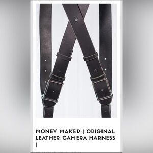NEW Holdfast Moneymaker Black Dual Camera Strap